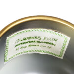GloboStar® Artificial Garden KERKYRA 20474 Πήλινο Κεραμικό Κασπώ Γλάστρα - Flower Pot Χρυσό Φ13cm x Υ23cm - Image 6