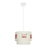 GLOBOSTAR® OWL 204-0001 Παιδικό Κρεμαστό Φωτιστικό Οροφής με Ντουί 1 x E27 AC 220-240V IP20 - Πολύχρωμο - Μ30 x Π30 x Υ24cm - Image 4