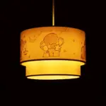 GLOBOSTAR® ELEPHANT 204-0002 Παιδικό Κρεμαστό Φωτιστικό Οροφής με Ντουί 1 x E27 AC 220-240V IP20 - Πολύχρωμο - Μ30 x Π30 x Υ24cm - Image 3