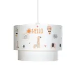 GLOBOSTAR® BALLOON 204-0004 Παιδικό Κρεμαστό Φωτιστικό Οροφής με Ντουί 1 x E27 AC 220-240V IP20 - Πολύχρωμο - Μ30 x Π30 x Υ24cm - Image 5