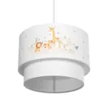 GLOBOSTAR® GIRAFFE 204-0007 Παιδικό Κρεμαστό Φωτιστικό Οροφής με Ντουί 1 x E27 AC 220-240V IP20 - Πολύχρωμο - Μ30 x Π30 x Υ24cm - Image 6