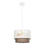 GLOBOSTAR® GIRAFFE 204-0008 Παιδικό Κρεμαστό Φωτιστικό Οροφής με Ντουί 1 x E27 AC 220-240V IP20 - Πολύχρωμο - Μ30 x Π30 x Υ24cm - Image 4