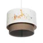GLOBOSTAR® GIRAFFE 204-0008 Παιδικό Κρεμαστό Φωτιστικό Οροφής με Ντουί 1 x E27 AC 220-240V IP20 - Πολύχρωμο - Μ30 x Π30 x Υ24cm - Image 6