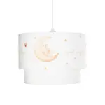 GLOBOSTAR® MOON 204-0011 Παιδικό Κρεμαστό Φωτιστικό Οροφής με Ντουί 1 x E27 AC 220-240V IP20 - Πολύχρωμο - Μ30 x Π30 x Υ24cm - Image 5