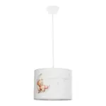 GLOBOSTAR® MOON 204-0013 Παιδικό Κρεμαστό Φωτιστικό Οροφής με Ντουί 1 x E27 AC 220-240V IP20 - Πολύχρωμο - Μ28 x Π28 x Υ24cm - Image 4
