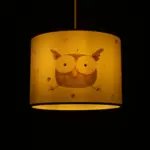GLOBOSTAR® OWL 204-0017 Παιδικό Κρεμαστό Φωτιστικό Οροφής με Ντουί 1 x E27 AC 220-240V IP20 - Πολύχρωμο - Μ28 x Π28 x Υ24cm - Image 3