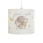 GLOBOSTAR® ELEPHANT 204-0020 Παιδικό Κρεμαστό Φωτιστικό Οροφής με Ντουί 1 x E27 AC 220-240V IP20 - Πολύχρωμο - Μ24 x Π24 x Υ23cm - Image 5
