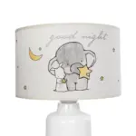 GLOBOSTAR® ELEPHANT 204-0025 Παιδικό Επιτραπέζιο Φωτιστικό Πορτατίφ με Ντουί 1 x E27 AC 220-240V IP20 - Πολύχρωμο - Μ24 x Π24 x Υ32cm - Image 6