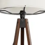 GLOBOSTAR® SAGA 204-0031 Μοντέρνο Επιδαπέδιο Φωτιστικό με Ντουί 1 x E27 AC 220-240V IP20 - Καφέ & Μπεζ - Μ38 x Π38 x Υ140cm - Image 6