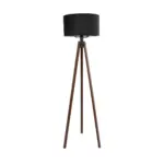 GLOBOSTAR® SAGA 204-0038 Μοντέρνο Επιδαπέδιο Φωτιστικό με Ντουί 1 x E27 AC 220-240V IP20 - Καφέ & Μαύρο - Μ38 x Π38 x Υ140cm - Image 3