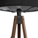 GLOBOSTAR® SAGA 204-0038 Μοντέρνο Επιδαπέδιο Φωτιστικό με Ντουί 1 x E27 AC 220-240V IP20 - Καφέ & Μαύρο - Μ38 x Π38 x Υ140cm - Image 6