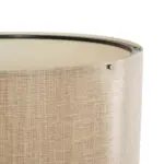 GLOBOSTAR® SAGA 204-0040 Μοντέρνο Επιδαπέδιο Φωτιστικό με Ντουί 1 x E27 AC 220-240V IP20 - Καφέ & Μπεζ - Μ38 x Π38 x Υ140cm - Image 5