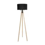 GLOBOSTAR® SAGA 204-0041 Μοντέρνο Επιδαπέδιο Φωτιστικό με Ντουί 1 x E27 AC 220-240V IP20 - Μπεζ & Μαύρο - Μ38 x Π38 x Υ140cm - Image 3