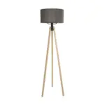 GLOBOSTAR® SAGA 204-0044 Μοντέρνο Επιδαπέδιο Φωτιστικό με Ντουί 1 x E27 AC 220-240V IP20 - Μπεζ & Γκρι - Μ38 x Π38 x Υ140cm - Image 3