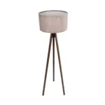 GLOBOSTAR® SAGA 204-0049 Μοντέρνο Επιδαπέδιο Φωτιστικό με Ντουί 1 x E27 AC 220-240V IP20 - Καφέ & Ροζ - Μ38 x Π38 x Υ140cm - Image 4