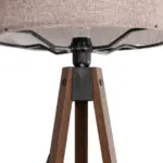 GLOBOSTAR® SAGA 204-0049 Μοντέρνο Επιδαπέδιο Φωτιστικό με Ντουί 1 x E27 AC 220-240V IP20 - Καφέ & Ροζ - Μ38 x Π38 x Υ140cm - Image 6