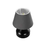 GLOBOSTAR® MICKEY 204-0059 Μοντέρνο Επιτραπέζιο Φωτιστικό Πορτατίφ με Ντουί 1 x E27 AC 220-240V IP20 - Μαύρο - Μ22 x Π22 x Υ30cm - Image 6