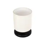 GLOBOSTAR® MINNIE 204-0062 Μοντέρνο Επιτραπέζιο Φωτιστικό Πορτατίφ με Ντουί 1 x E14 AC 220-240V IP20 - Μαύρο & Μπεζ - Μ15 x Π15 x Υ21cm - Image 6