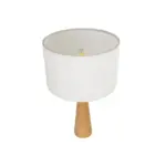 GLOBOSTAR® COBRA 204-0066 Μοντέρνο Επιτραπέζιο Φωτιστικό Πορτατίφ με Ντουί 1 x E27 AC 220-240V IP20 - Μπεζ & Λευκό - Μ24 x Π24 x Υ39cm - Image 6