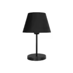 GLOBOSTAR® LARA 204-0074 Μοντέρνο Επιτραπέζιο Φωτιστικό Πορτατίφ με Ντουί 1 x E27 AC 220-240V IP20 - Μαύρο - Μ22 x Π22 x Υ35cm - Image 4