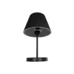 GLOBOSTAR® LARA 204-0074 Μοντέρνο Επιτραπέζιο Φωτιστικό Πορτατίφ με Ντουί 1 x E27 AC 220-240V IP20 - Μαύρο - Μ22 x Π22 x Υ35cm - Image 5
