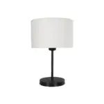 GLOBOSTAR® LARA 204-0075 Μοντέρνο Επιτραπέζιο Φωτιστικό Πορτατίφ με Ντουί 1 x E27 AC 220-240V IP20 - Μαύρο & Μπεζ - Μ24 x Π24 x Υ36cm - Image 4