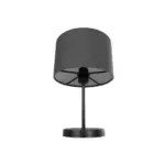 GLOBOSTAR® LARA 204-0076 Μοντέρνο Επιτραπέζιο Φωτιστικό Πορτατίφ με Ντουί 1 x E27 AC 220-240V IP20 - Μαύρο - Μ24 x Π24 x Υ36cm - Image 5