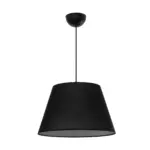 GLOBOSTAR® TRIANGLE 204-0088 Μοντέρνο Κρεμαστό Φωτιστικό Οροφής με Ντουί 1 x E27 AC 220-240V IP20 - Μαύρο - Μ35 x Π35 x Υ24cm - Image 4