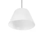 GLOBOSTAR® TRIANGLE 204-0089 Μοντέρνο Κρεμαστό Φωτιστικό Οροφής με Ντουί 1 x E27 AC 220-240V IP20 - Λευκό - Μ35 x Π35 x Υ24cm - Image 6