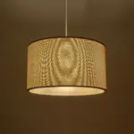 GLOBOSTAR® LOFTY 204-0090 Μοντέρνο Κρεμαστό Φωτιστικό Οροφής με Ντουί 1 x E27 AC 220-240V IP20 - Μπεζ - Μ37 x Π37 x Υ21cm - Image 3