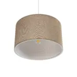 GLOBOSTAR® LOFTY 204-0090 Μοντέρνο Κρεμαστό Φωτιστικό Οροφής με Ντουί 1 x E27 AC 220-240V IP20 - Μπεζ - Μ37 x Π37 x Υ21cm - Image 6