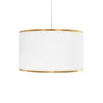 GLOBOSTAR® LOFTY 204-0091 Μοντέρνο Κρεμαστό Φωτιστικό Οροφής με Ντουί 1 x E27 AC 220-240V IP20 - Λευκό - Μ37 x Π37 x Υ21cm - Image 5