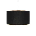 GLOBOSTAR® LOFTY 204-0092 Μοντέρνο Κρεμαστό Φωτιστικό Οροφής με Ντουί 1 x E27 AC 220-240V IP20 - Μαύρο - Μ37 x Π37 x Υ21cm - Image 5