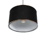 GLOBOSTAR® LOFTY 204-0092 Μοντέρνο Κρεμαστό Φωτιστικό Οροφής με Ντουί 1 x E27 AC 220-240V IP20 - Μαύρο - Μ37 x Π37 x Υ21cm - Image 6