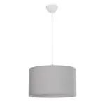 GLOBOSTAR® LOFTY 204-0093 Μοντέρνο Κρεμαστό Φωτιστικό Οροφής με Ντουί 1 x E27 AC 220-240V IP20 - Γκρι - Μ37 x Π37 x Υ21cm - Image 4