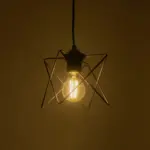 GLOBOSTAR® PATRICK 204-0109 Μοντέρνο Κρεμαστό Φωτιστικό Οροφής με Ντουί 1 x E27 AC 220-240V IP20 - Μαύρο - Μ14 x Π14 x Υ16cm - Image 3