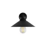 GLOBOSTAR® CATERPILLAR 204-0115 Μοντέρνο Φωτιστικό Τοίχου - Απλίκα με Ντουί 1 x E27 AC 220-240V IP20 - Μαύρο - Μ22 x Π25 x Υ14cm - Image 4