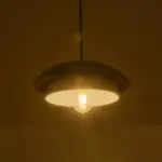 GLOBOSTAR® AURA 204-0119 Μοντέρνο Κρεμαστό Φωτιστικό Οροφής με Ντουί 1 x E27 AC 220-240V IP20 - Πράσινο & Λευκό - Μ31 x Π31 x Υ27cm - Image 3