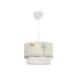 GLOBOSTAR® BALLON 204-0121 Παιδικό Κρεμαστό Φωτιστικό Οροφής με Ντουί 1 x E27 AC 220-240V IP20 - Πολύχρωμο - Μ30 x Π30 x Υ20cm - Image 4