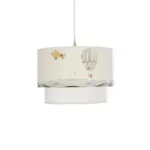 GLOBOSTAR® BALLON 204-0121 Παιδικό Κρεμαστό Φωτιστικό Οροφής με Ντουί 1 x E27 AC 220-240V IP20 - Πολύχρωμο - Μ30 x Π30 x Υ20cm - Image 5