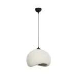 GLOBOSTAR® STONE 204-0124 Μοντέρνο Κρεμαστό Φωτιστικό Οροφής με Ντουί 1 x E27 AC 220-240V IP20 - Γκρι - Μ35 x Π31 x Υ26cm - Image 4