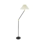 GLOBOSTAR® FLY 204-0127 Μοντέρνο Επιδαπέδιο Φωτιστικό με Ντουί 1 x E27 AC 220-240V IP20 - Μαύρο & Μπεζ - Μ72 x Π38 x Υ155cm - Image 4