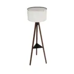 GLOBOSTAR® SHELF 204-0129 Μοντέρνο Επιδαπέδιο Φωτιστικό με Ντουί 1 x E27 AC 220-240V IP20 - Καφέ & Μπεζ - Μ45 x Π45 x Υ135cm - Image 6