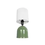 GLOBOSTAR® LOREN 204-0136 Μοντέρνο Επιτραπέζιο Φωτιστικό Πορτατίφ με Ντουί 1 x E14 AC 220-240V IP20 - Πράσινο & Μπεζ - Μ15,5 x Π15,5 x Υ33cm - Image 5