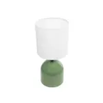 GLOBOSTAR® LOREN 204-0136 Μοντέρνο Επιτραπέζιο Φωτιστικό Πορτατίφ με Ντουί 1 x E14 AC 220-240V IP20 - Πράσινο & Μπεζ - Μ15,5 x Π15,5 x Υ33cm - Image 6