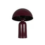 GLOBOSTAR® GASCO 204-0148 Μοντέρνο Επιτραπέζιο Φωτιστικό Πορτατίφ με Ντουί 1 x E27 AC 220-240V IP20 - Κόκκινο - Μ26 x Π26 x Υ35cm - Image 5