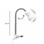 GLOBOSTAR® TAVOLO 204-0152 Παιδικό Επιτραπέζιο Φωτιστικό Πορτατίφ με Ντουί 1 x E14 AC 220-240V IP20 - Πράσινο & Λευκό - Μ11 x Π9 x Υ35cm - Image 3