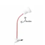 GLOBOSTAR® TAVOLO 204-0154 Παιδικό Επιτραπέζιο Φωτιστικό Πορτατίφ με Ντουί 1 x E14 AC 220-240V IP20 - Ροζ & Λευκό - Μ11 x Π9 x Υ35cm - Image 4