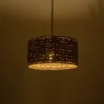 GLOBOSTAR® POMEGRANDE 204-0157 Boho Κρεμαστό Φωτιστικό Οροφής με Ντουί 1 x E27 AC 220-240V IP20 - Μπεζ - Μ31 x Π31 x Υ18cm - Image 3