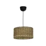 GLOBOSTAR® POMEGRANDE 204-0157 Boho Κρεμαστό Φωτιστικό Οροφής με Ντουί 1 x E27 AC 220-240V IP20 - Μπεζ - Μ31 x Π31 x Υ18cm - Image 4